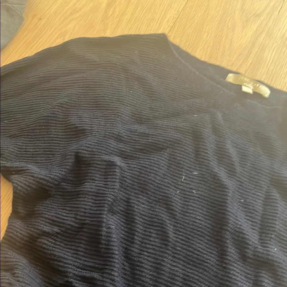 Joan Vass Black Knit Top - Picture 3 of 3